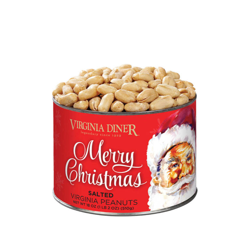 Virginia Diner - Merry Christmas Salted Virginia Peanuts 18oz
