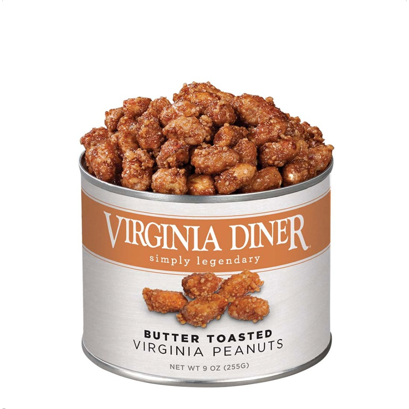 Virginia Diner - Butter Toasted Peanuts Tin 9oz