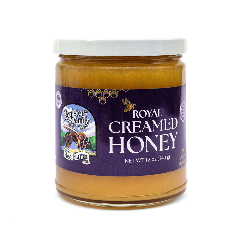 Register Family Farm - Royal Creamed Honey Glass Jar - 12oz