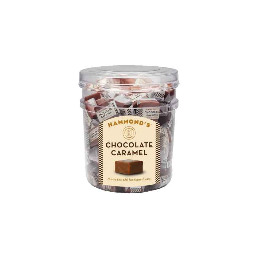 Hammond's Bulk Display Tubs - Natural Chocolate Caramels
