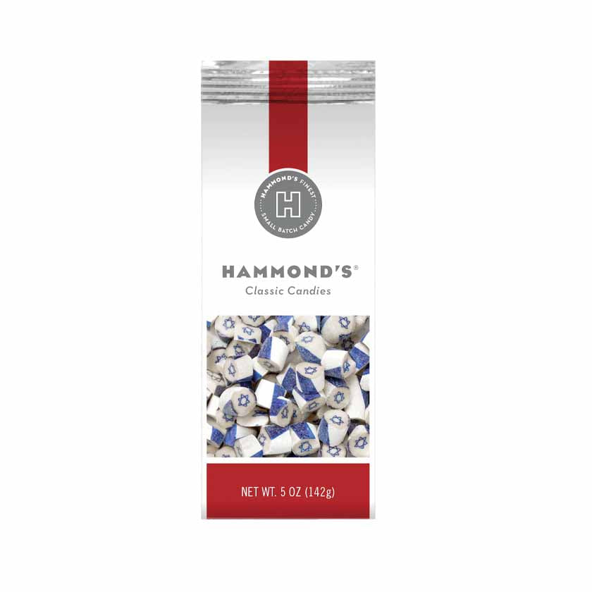 Hammond's Holiday Hard Candy - Star of David Art Candy
