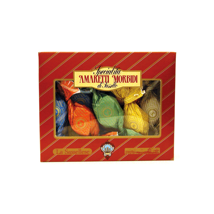 Ritrovo Selections La Sassellese Soft Amaretti Cookies in Window Box
