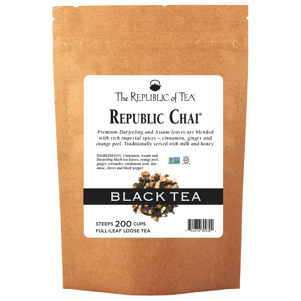 The Republic of Tea - Republic Chai¨ Black Full-Leaf Bulk Bag (1 lb)