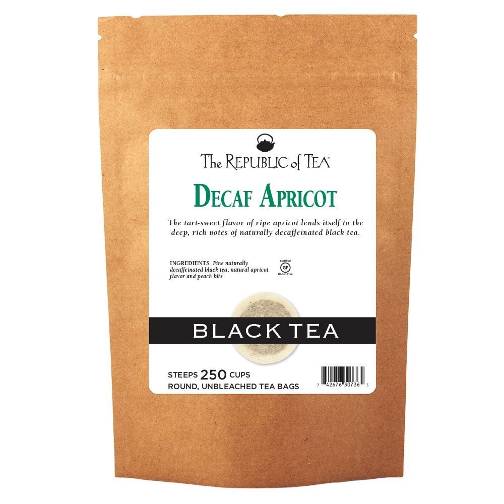 The Republic of Tea - DECAF Apricot Black Bulk BAG (250 ct)