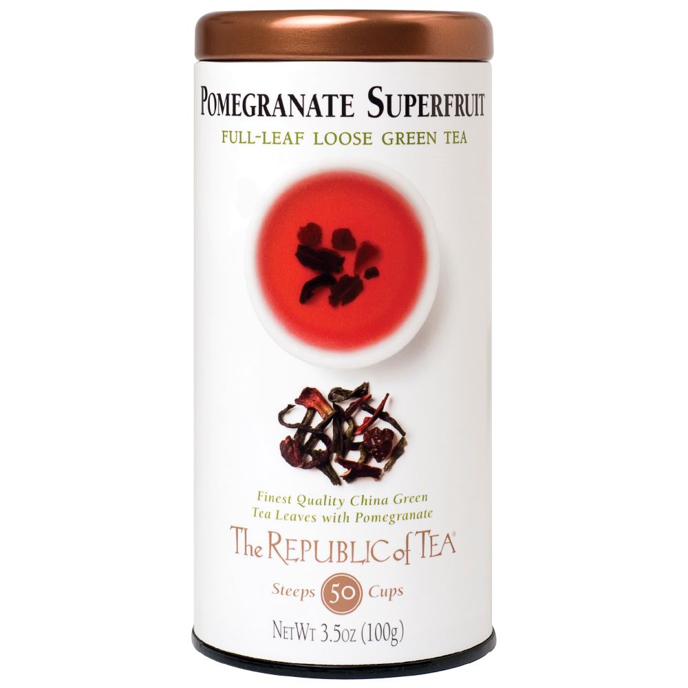 The Republic of Tea - Superfruit™ Pomegranate Green Full-Leaf (Single)