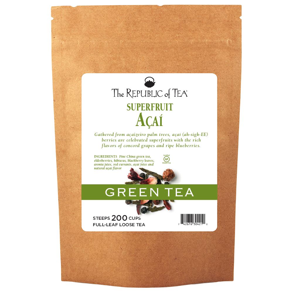 The Republic of Tea - A�a’ Green Full-Leaf Bulk Bag (1 lb)