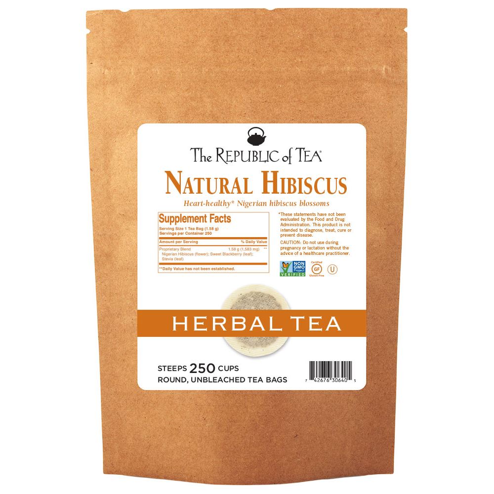 The Republic of Tea - Superflower® Hibiscus Natural Bulk Bag (250 ct)