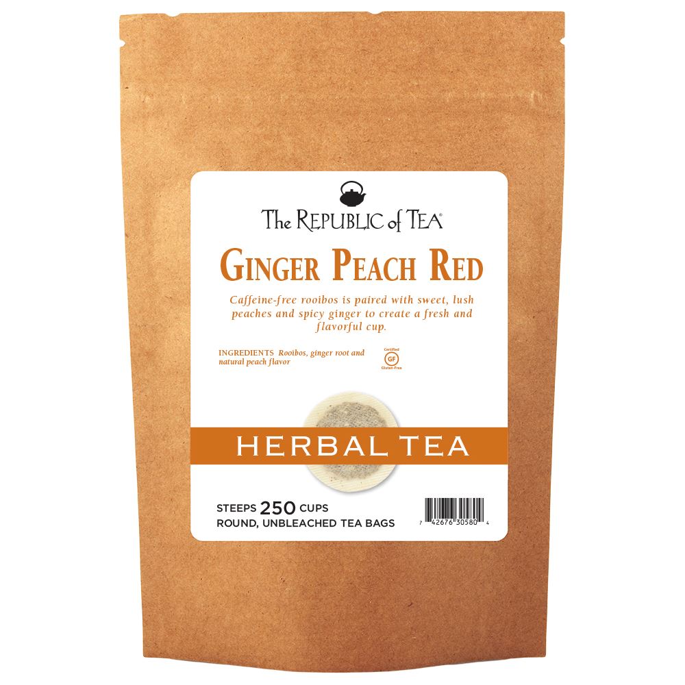The Republic of Tea - RED Ginger Peach Bulk Bag (250 ct)