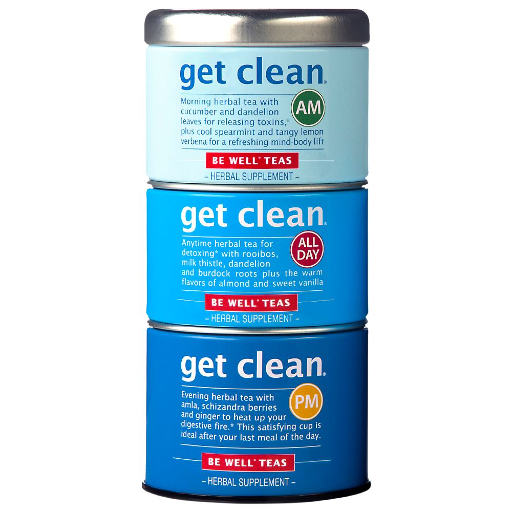The Republic of Tea - get clean® Stackable Tin (Case)