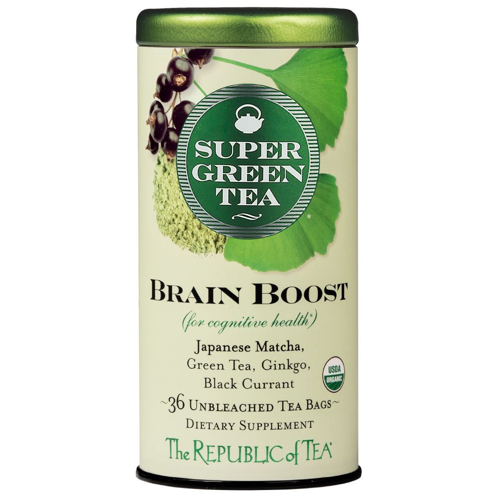 The Republic of Tea - SuperGreen Organic Brain Boost (Case)