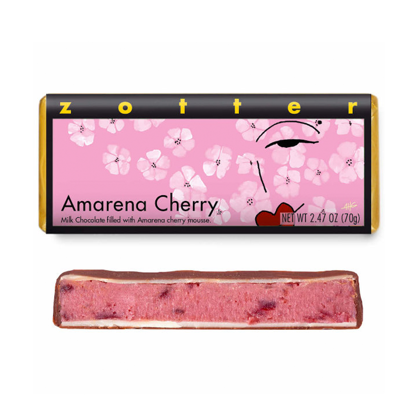 Zotter Filled Chocolate - Amarena Cherry  Â