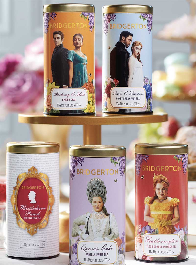 Bridgerton Tea Collection - Photo Credit: The Republic of Tea