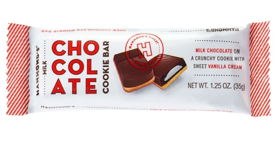Crunchy Cookie With Cream Filled Milk Chocolate by Hammond's