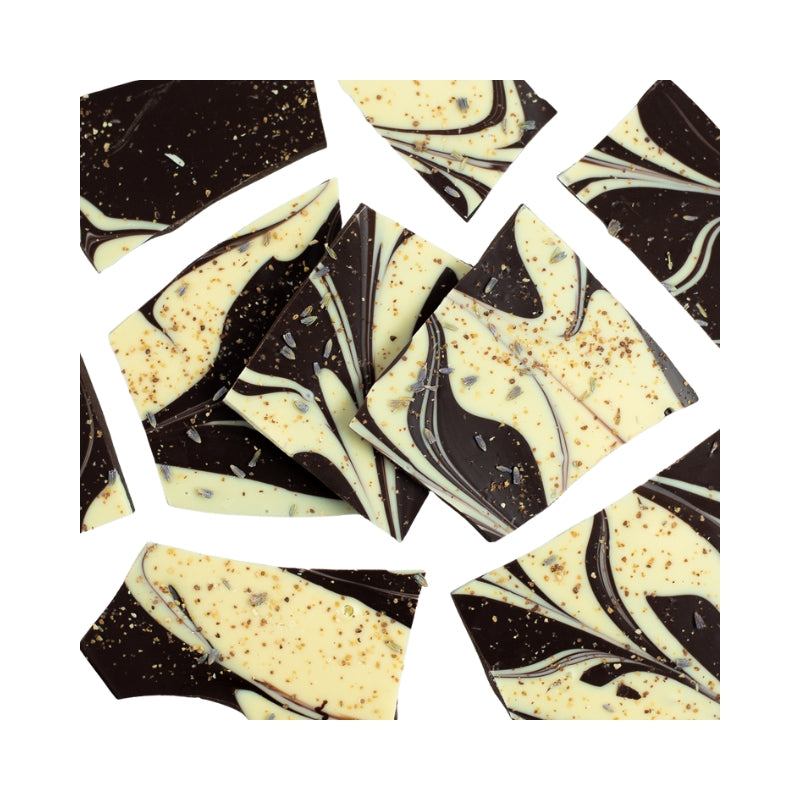 Ticket Chocolate - Lemon-Lavender (dark/white) - Bulk