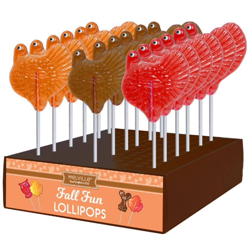 Melville - Lollipops - Turkey - Assorted - Display