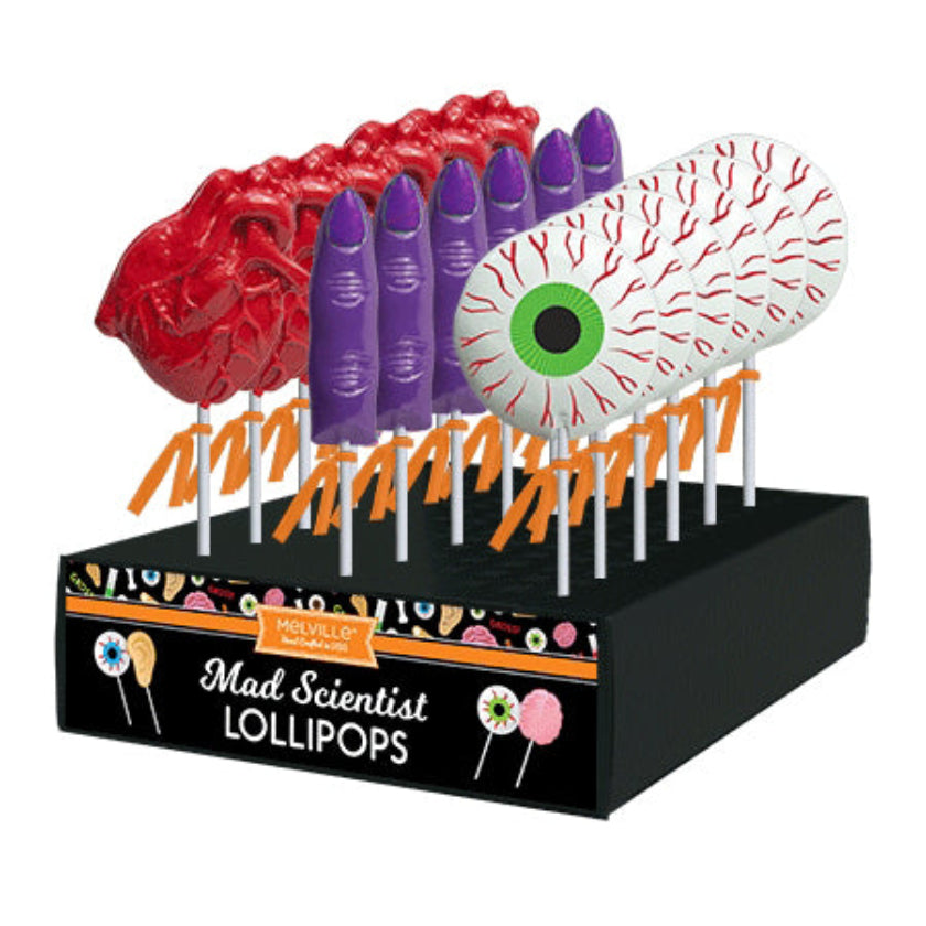 Melville - Lollipops - Body Part - Assorted - Display