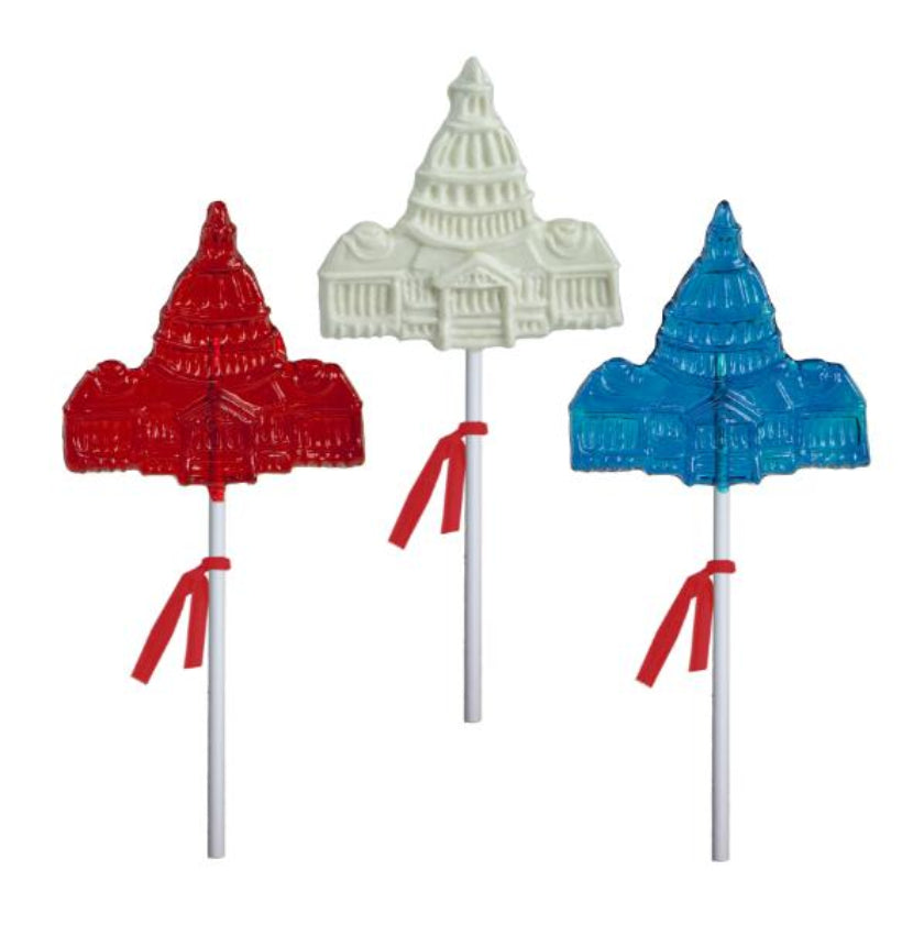 Melville - Lollipops - US Capital Building - Assorted - Bulk