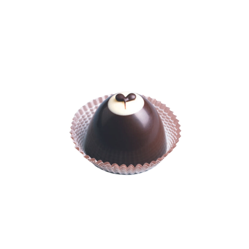 Ticket Chocolate - Black and White, 0.75oz - Petite Dome