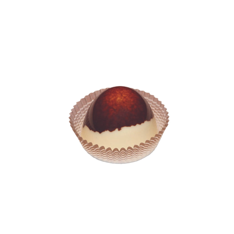Ticket Chocolate - White Decadence, 0.75oz - Petite Dome