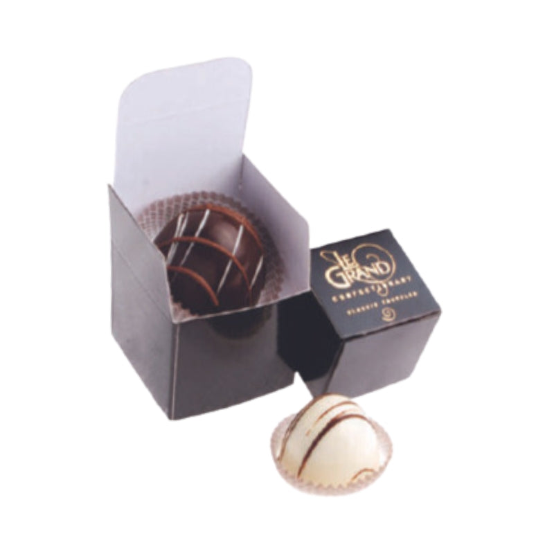 Ticket Chocolate - 1 pc - EMPTY PAPER FOLD & FILL TRUFFLE BOXES