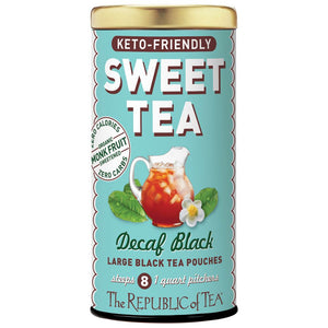 The Republic of Tea - Keto-Friendly Sweet DECAF Black Iced Tea Pouches (Single)