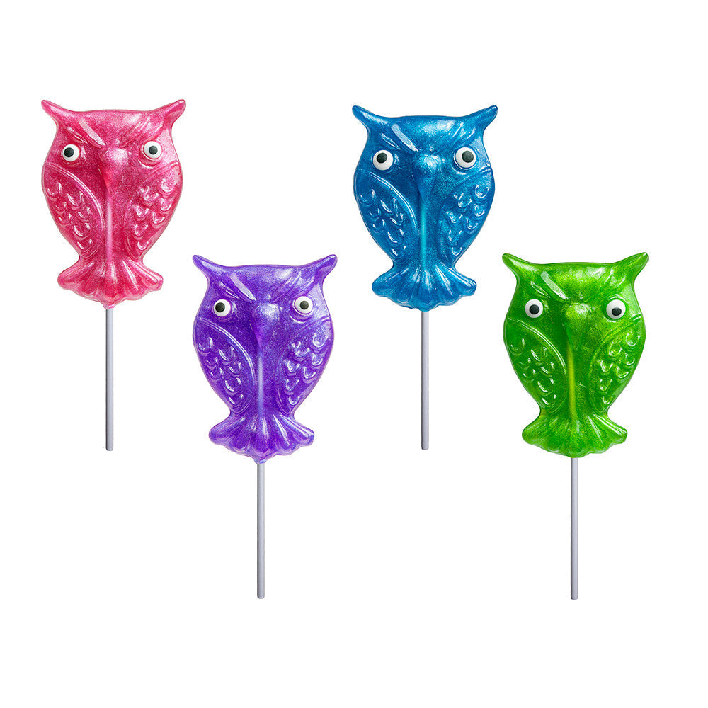Melville - Lollipops - Glitter Owl - Assorted - Bulk