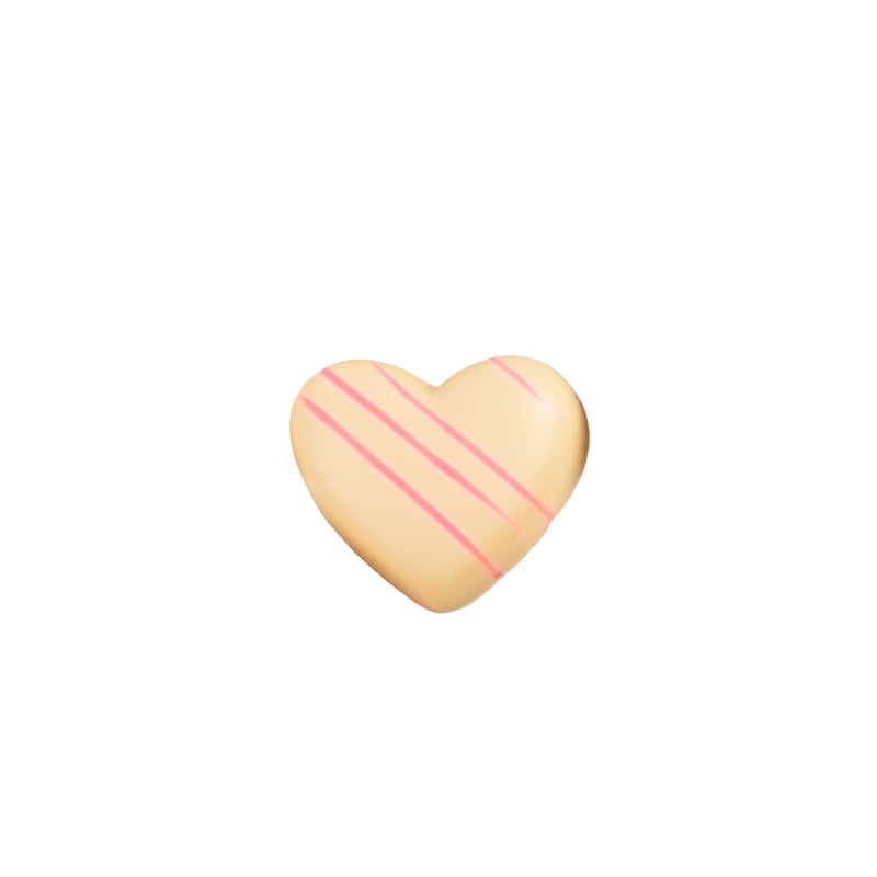 Ticket Chocolate - Heart Shape (white)