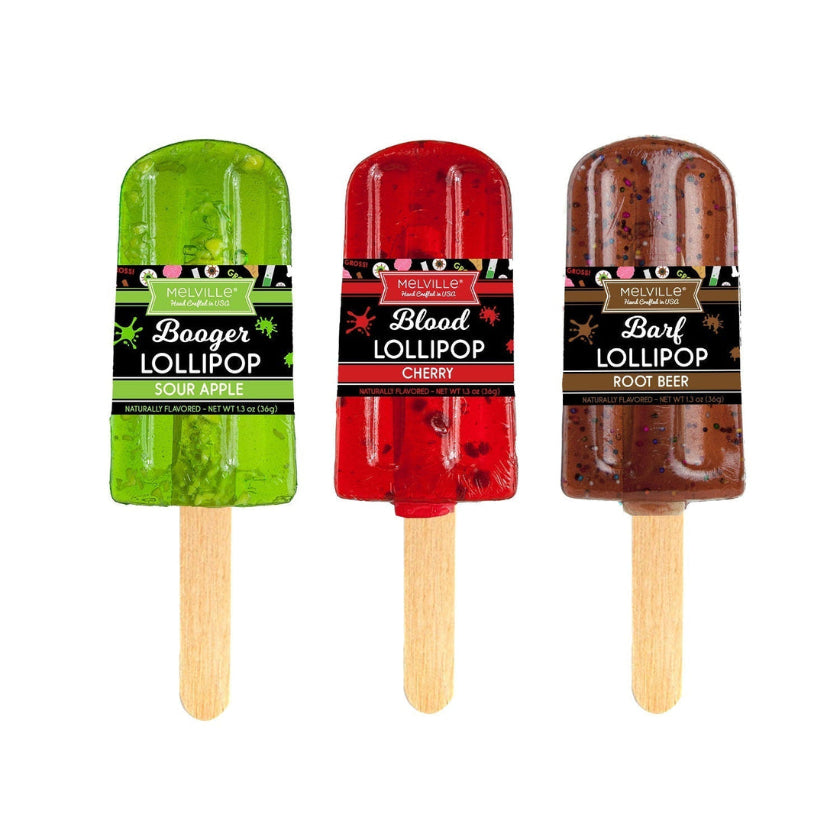 Melville - Lollipops - Gross Out Halloween - Assorted - Bulk