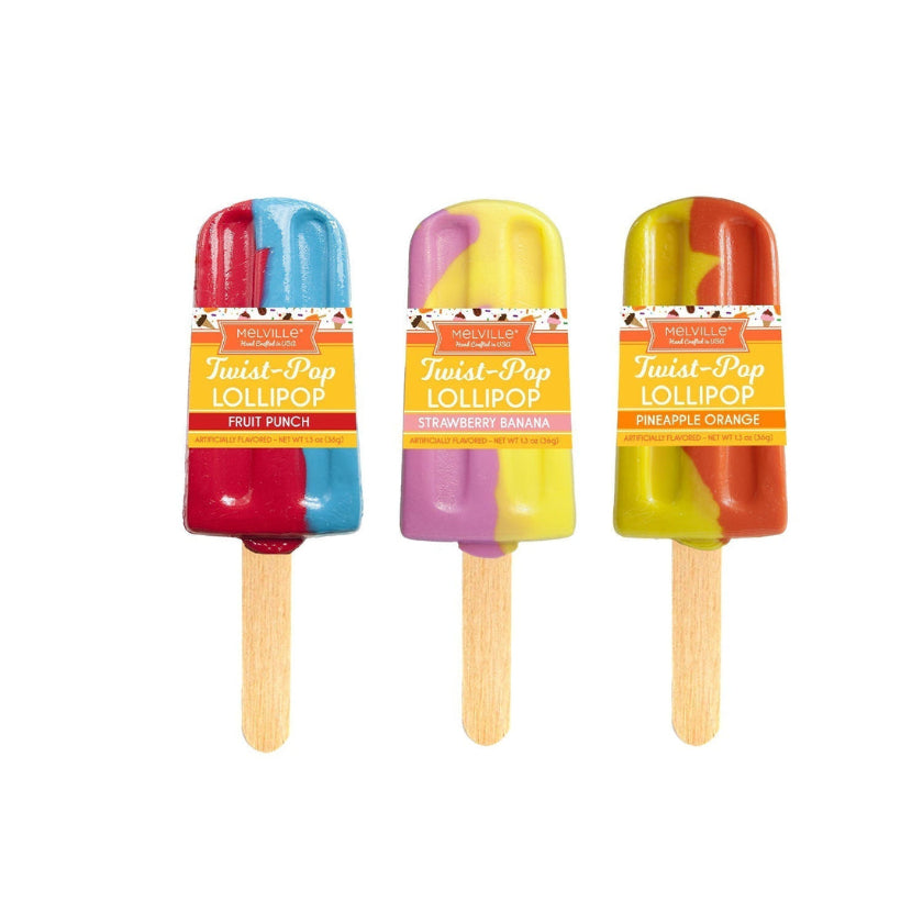Melville - Lollipops - Twist-Pop - Assorted - Display
