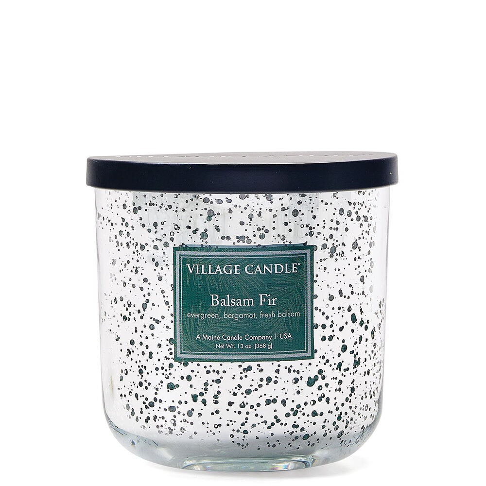 Village Candle - Balsam Fir - Mercury Glass Tumbler