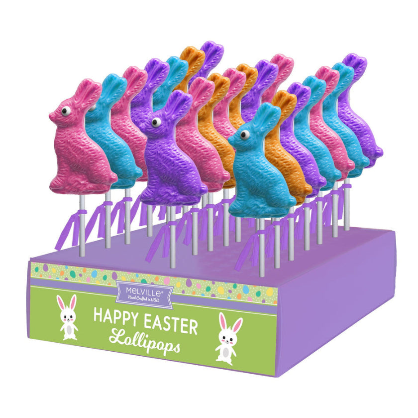 Melville - Lollipops - Bunny Profile - Assorted - Display