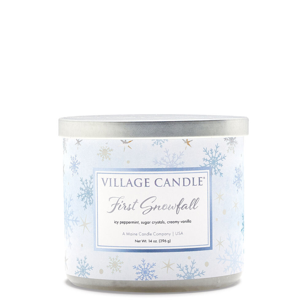 Village Candle - First Snowfall - Luminary Bowl