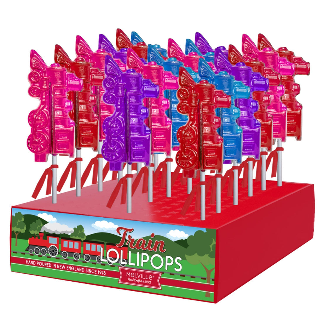 Melville - Lollipops - Large Train - Display