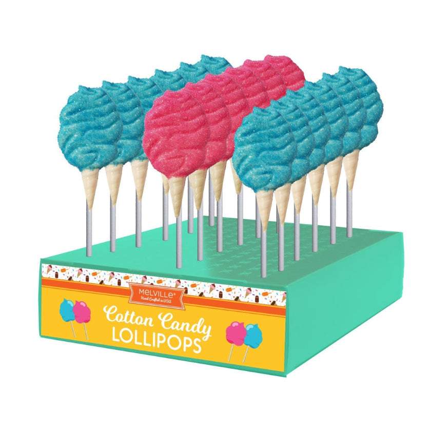 Melville - Lollipops - Cotton Candy - Pink & Blue - Display