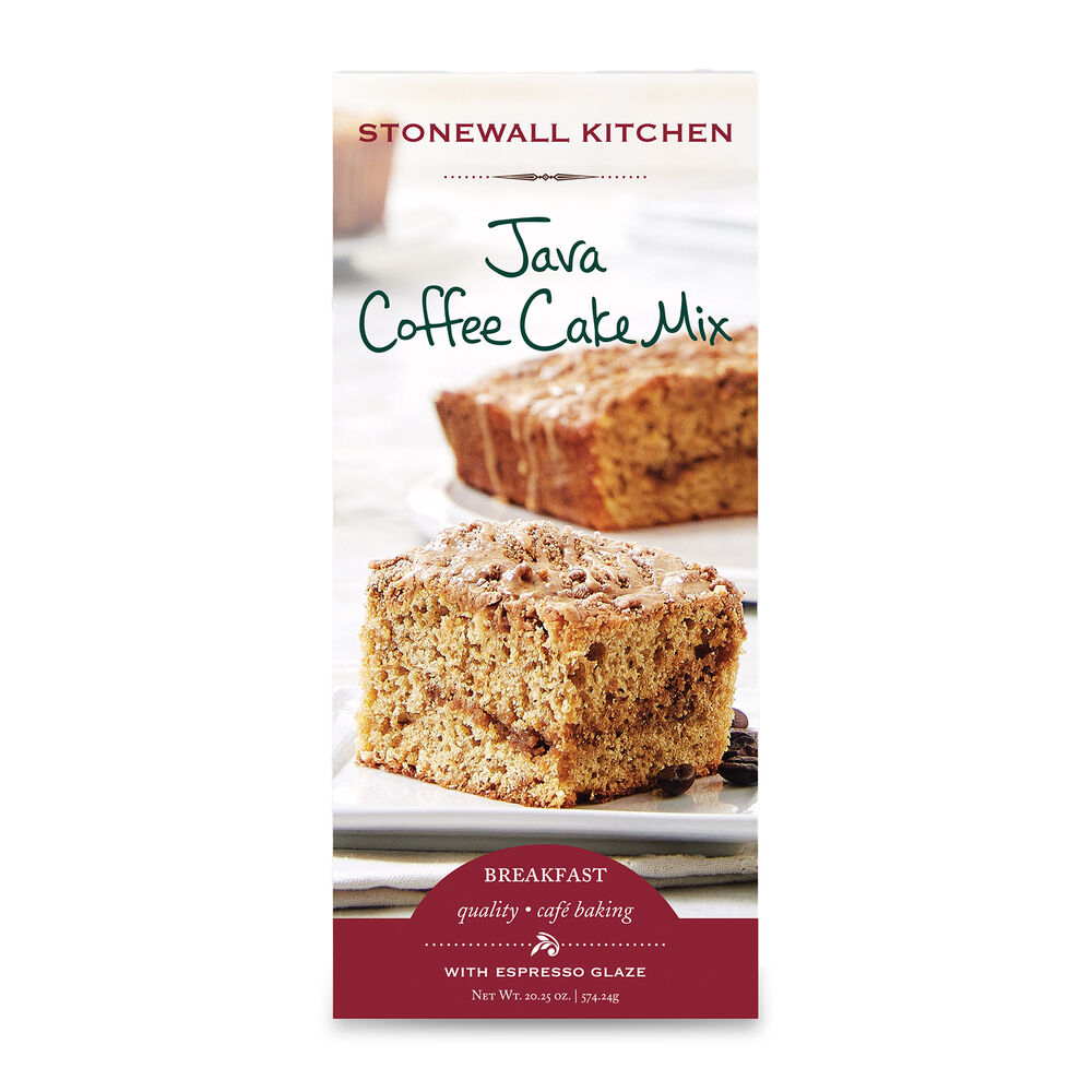 Stonewall Kitchen - Java Coffee Cake Mix with Espresso Glaze 20.25oz