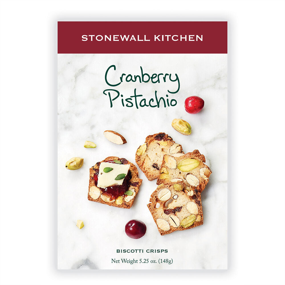 Stonewall Kitchen - Cranberry Pistachio Biscotti Crisps 5.25oz