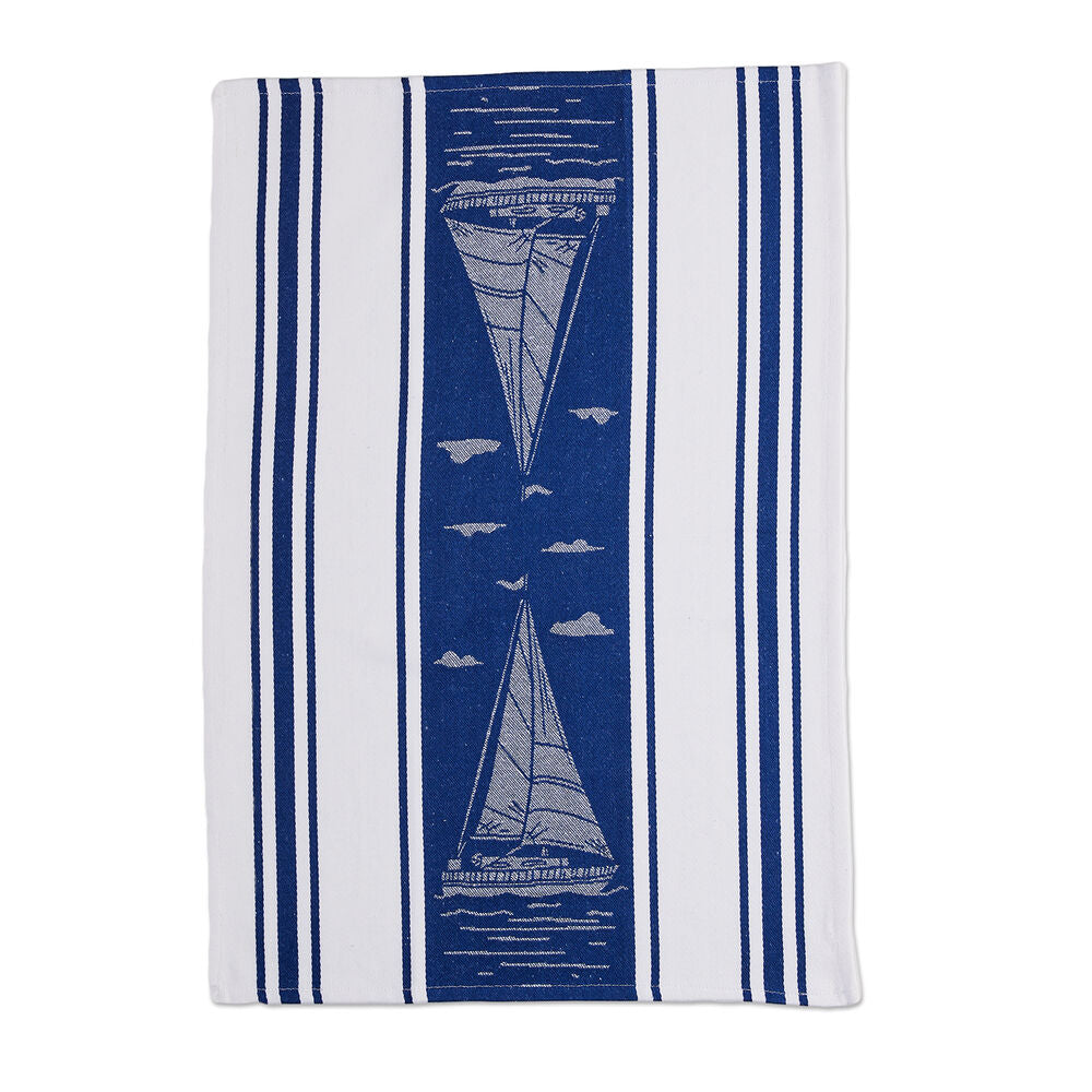 Stonewall Home - Tea Towel - Sailboat Jacquard Stripe