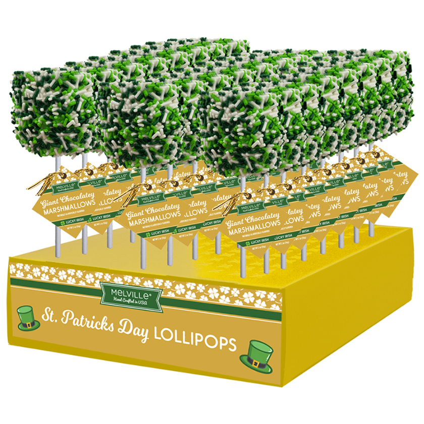 Melville - Giant Marshmallow Pops - St. Patrick's Day - Display