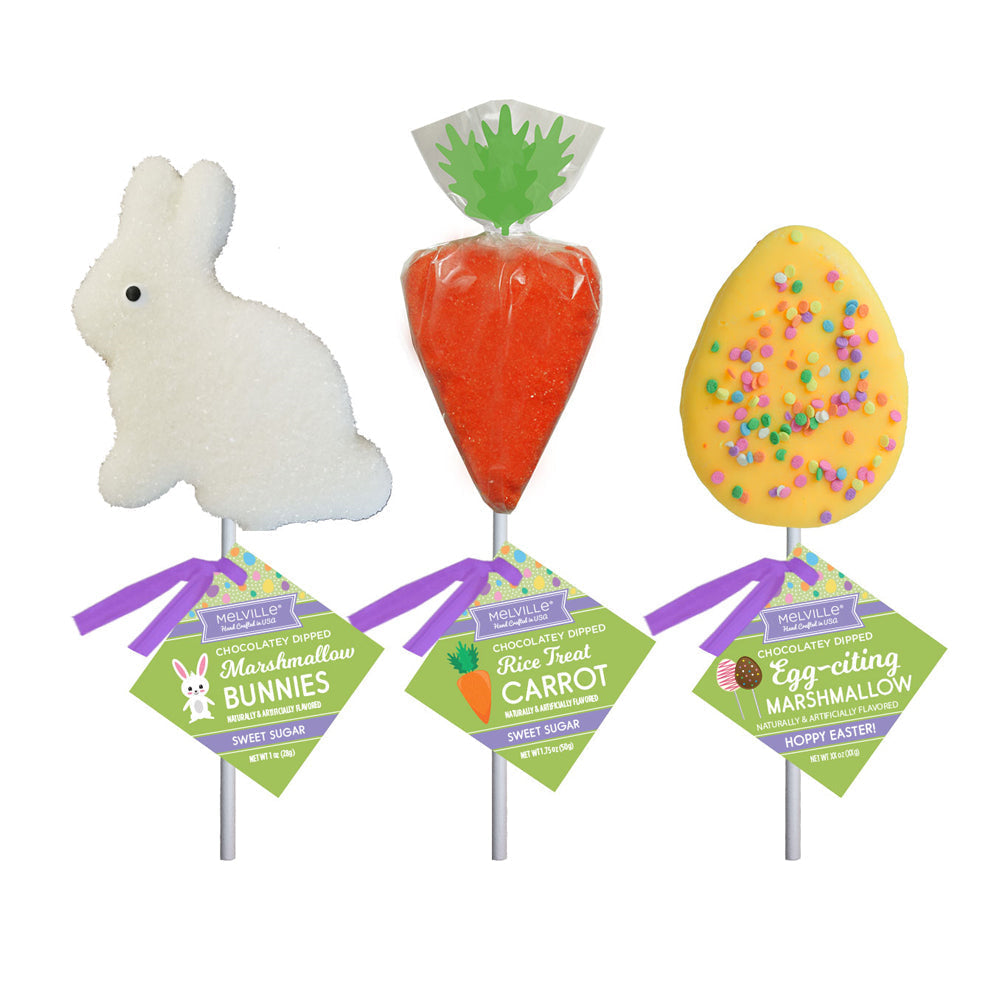 Melville - Marshmallow Pops - Spring - Assorted - Bulk