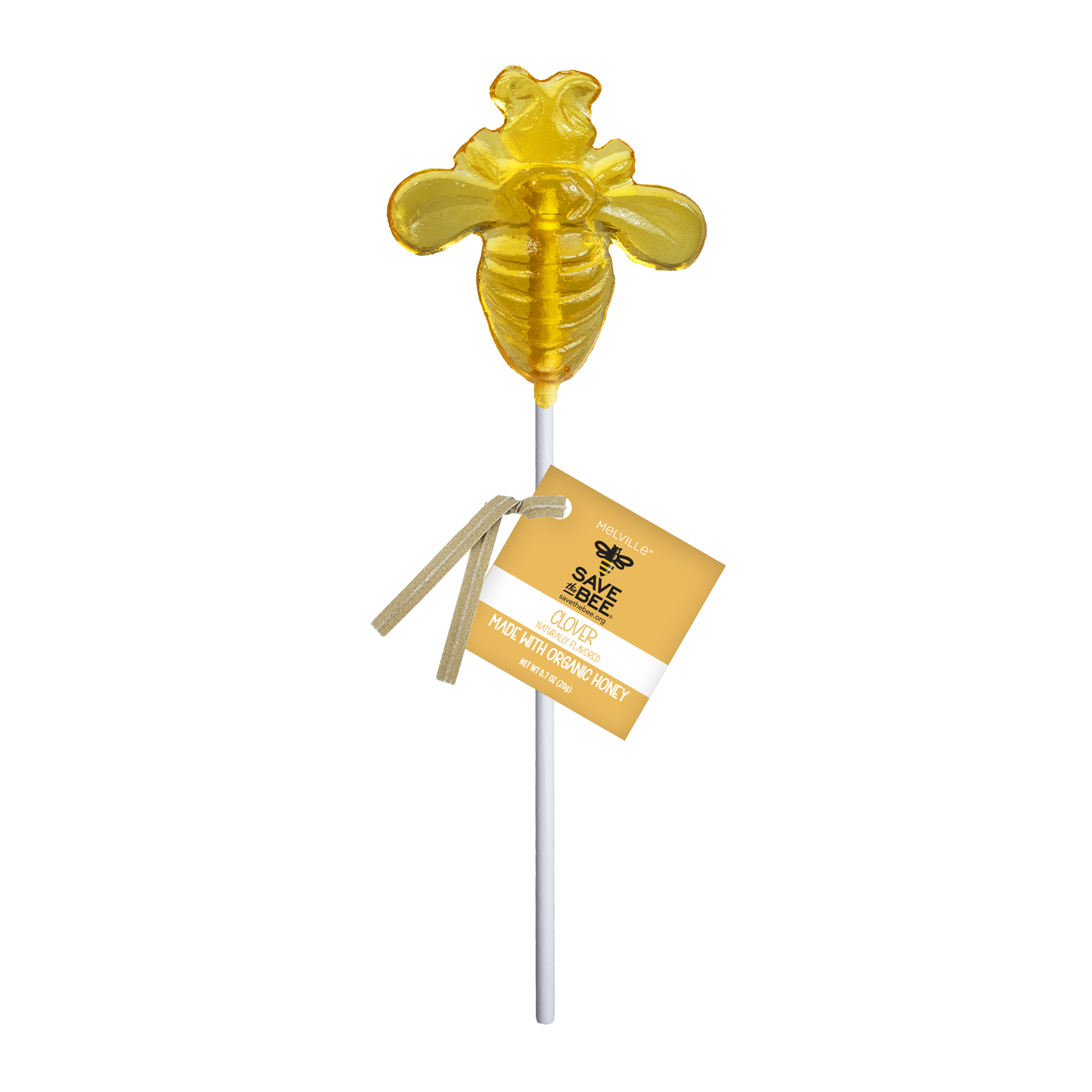 Melville - Lollipops - Save The Bee Clover Honey - Bulk