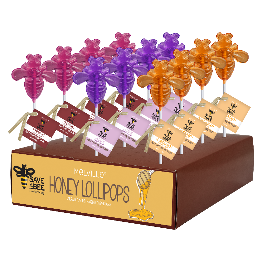 Melville - Lollipops - Save The Bee Assorted - Display