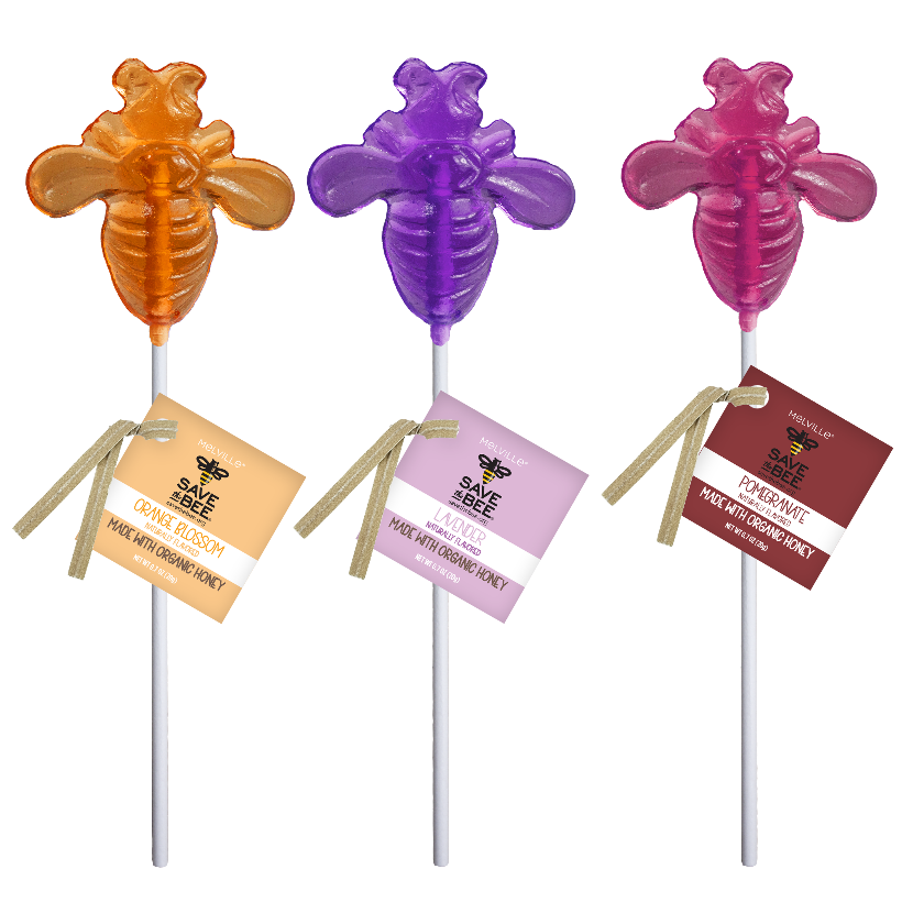 Melville - Lollipops - Save the Bee Assorted - Bulk