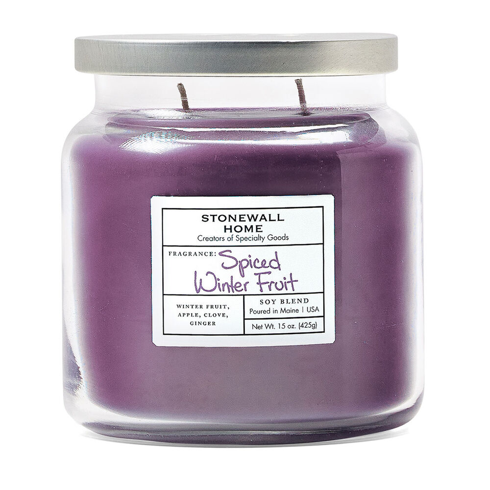 Stonewall Home - Spiced Winter Fruit Candle, Medium Apothecary