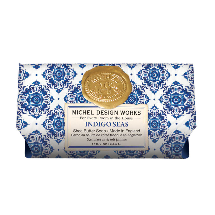 Michel Design Works - Indigo Seas Large Bath Soap Bar