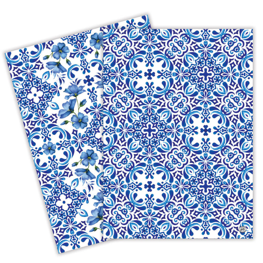 Michel Design Works - Indigo Seas Kitchen Towel - Set of 2
