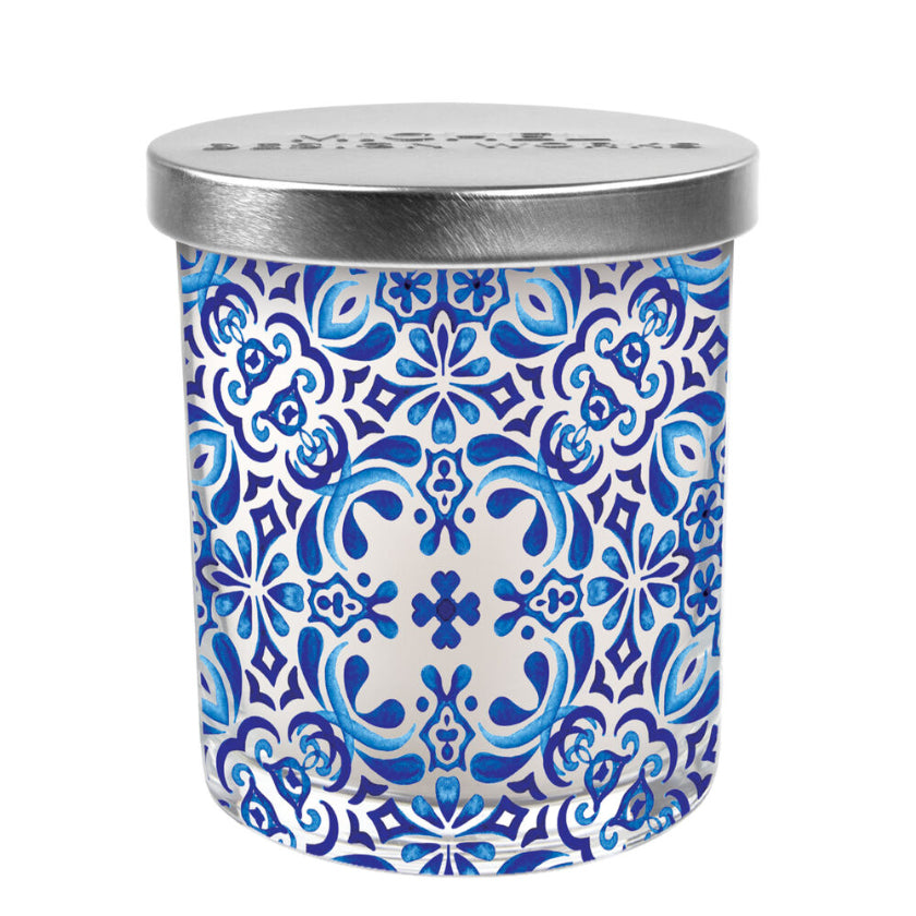 Michel Design Works - Indigo Seas Candle Jar with Lid