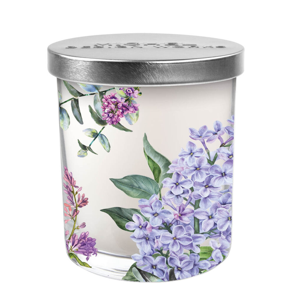 Michel Design Works - French Lilacs Candle Jar with Lid