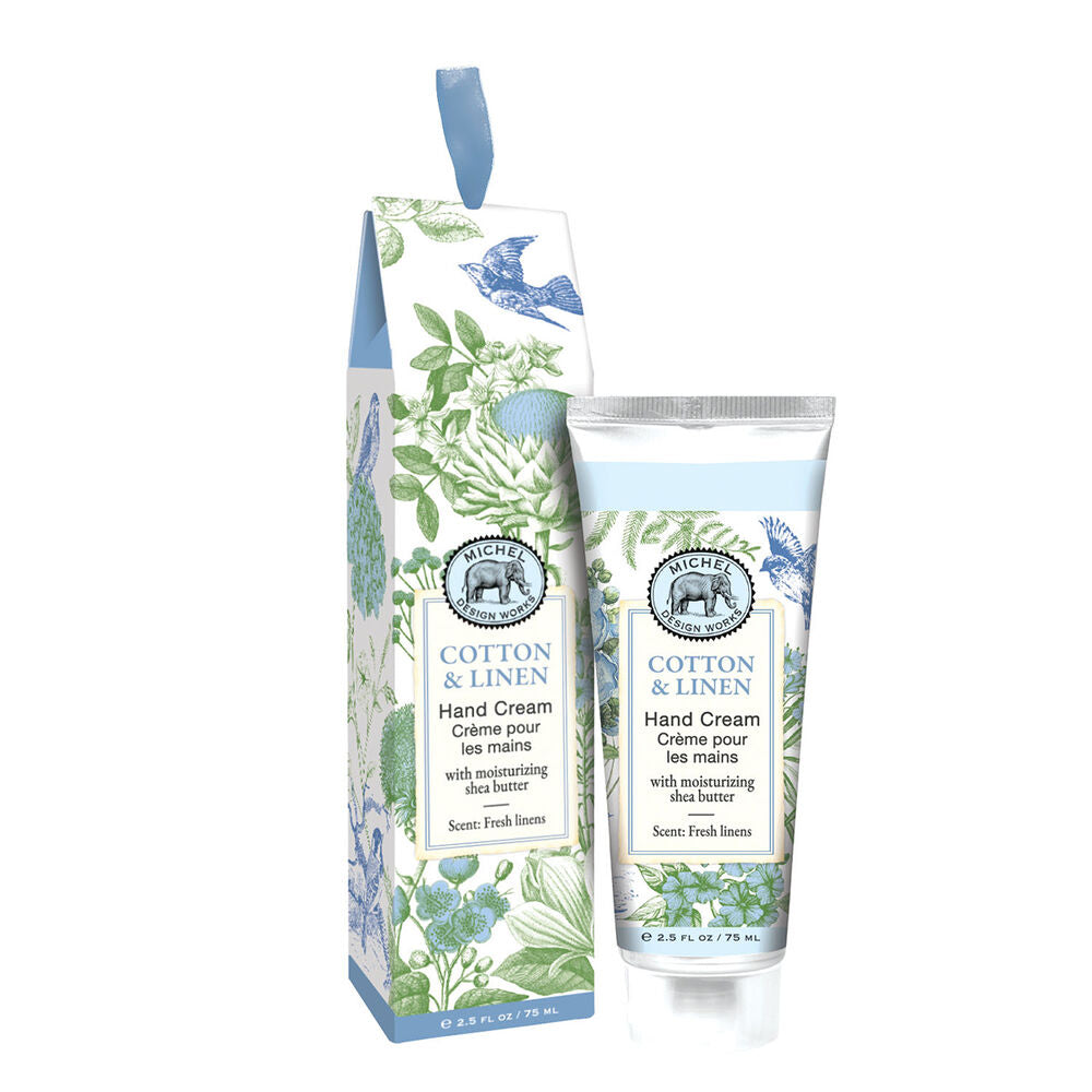 Michel Design Works - Cotton & Linen Hand Cream 2.5oz
