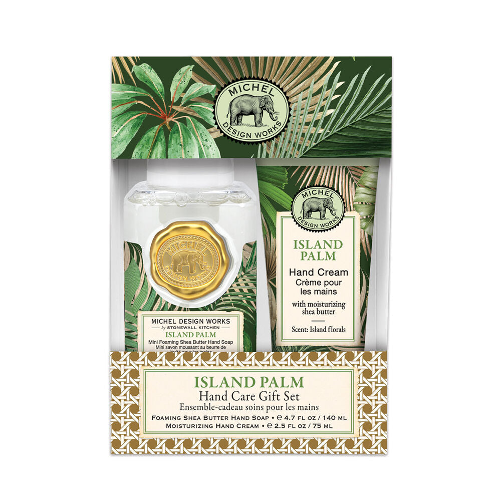 Michel Design Works - Island Palm Handcare Gift Set