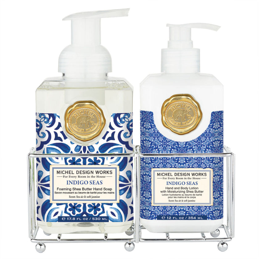 Michel Design Works - Indigo Seas Hand Care Caddy